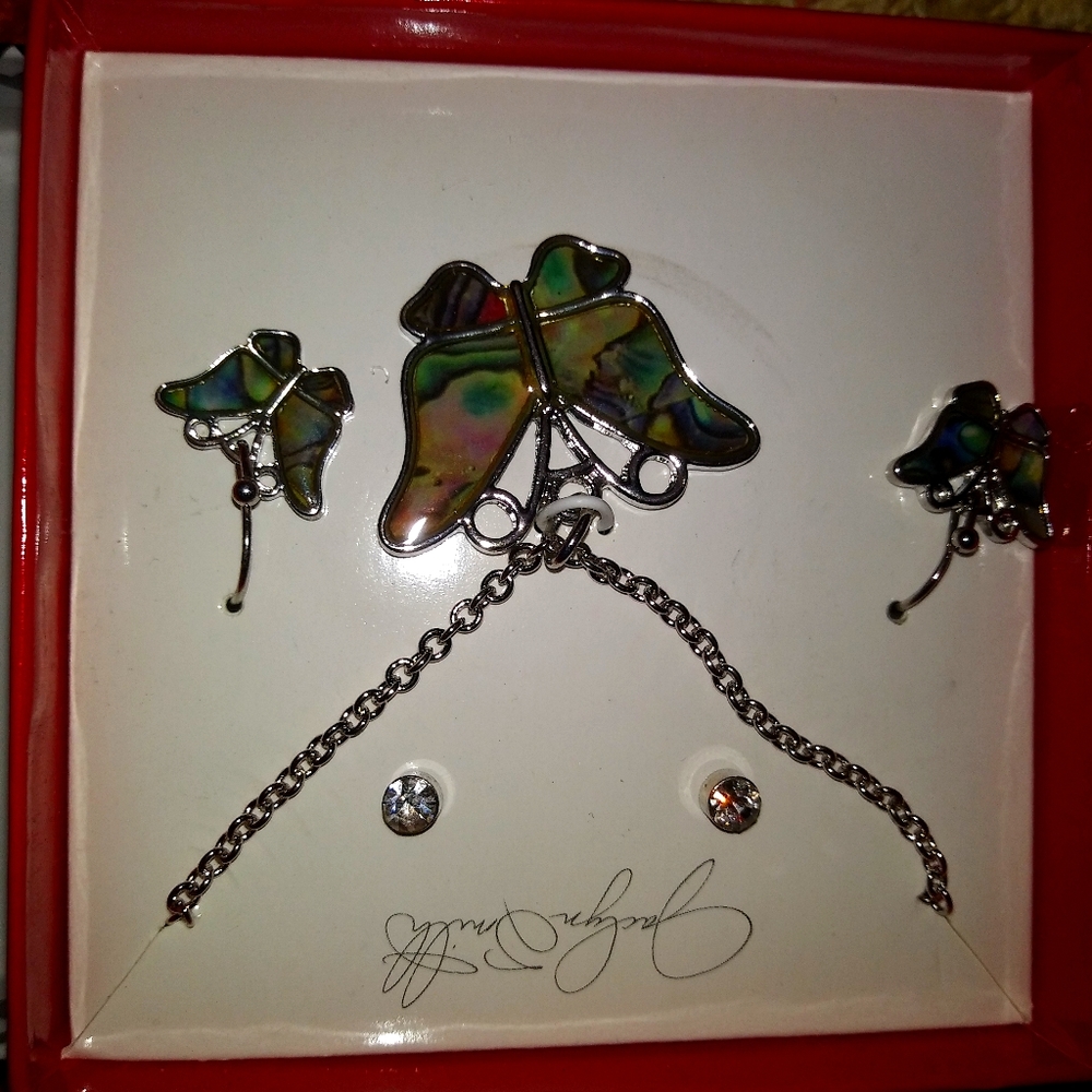 New necklace and earrings set new